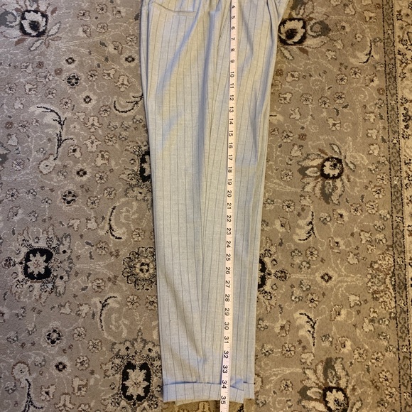 Bershka Gray Pinstripe tapered trousers - Picture 12 of 13